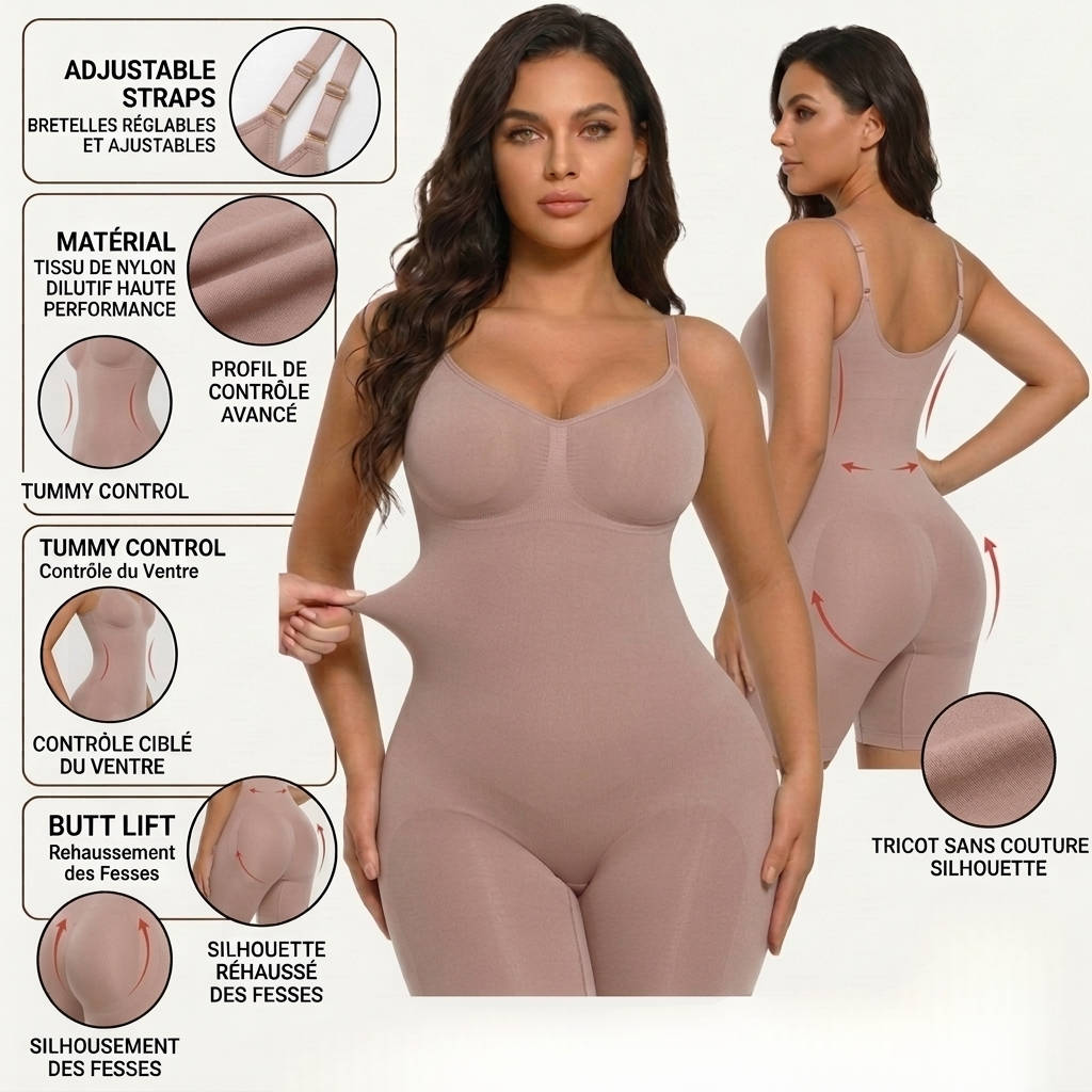 Curvella™ Body Sculptant Gainant – Taille Affinée & Ventre Plat