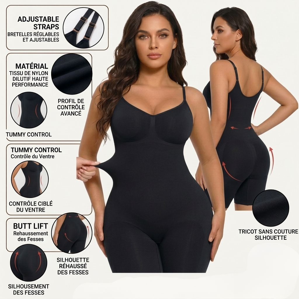 Curvella™ Body Sculptant Gainant – Taille Affinée & Ventre Plat