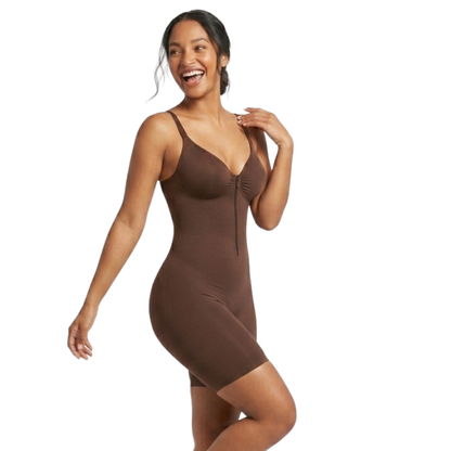 Shapewear Gainant Curvella™ – Zip Frontal Mi-Cuisse