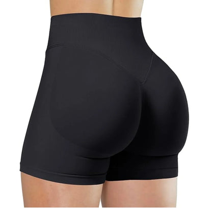 Short de Yoga Taille Haute Sculptant – Sans Coutures
