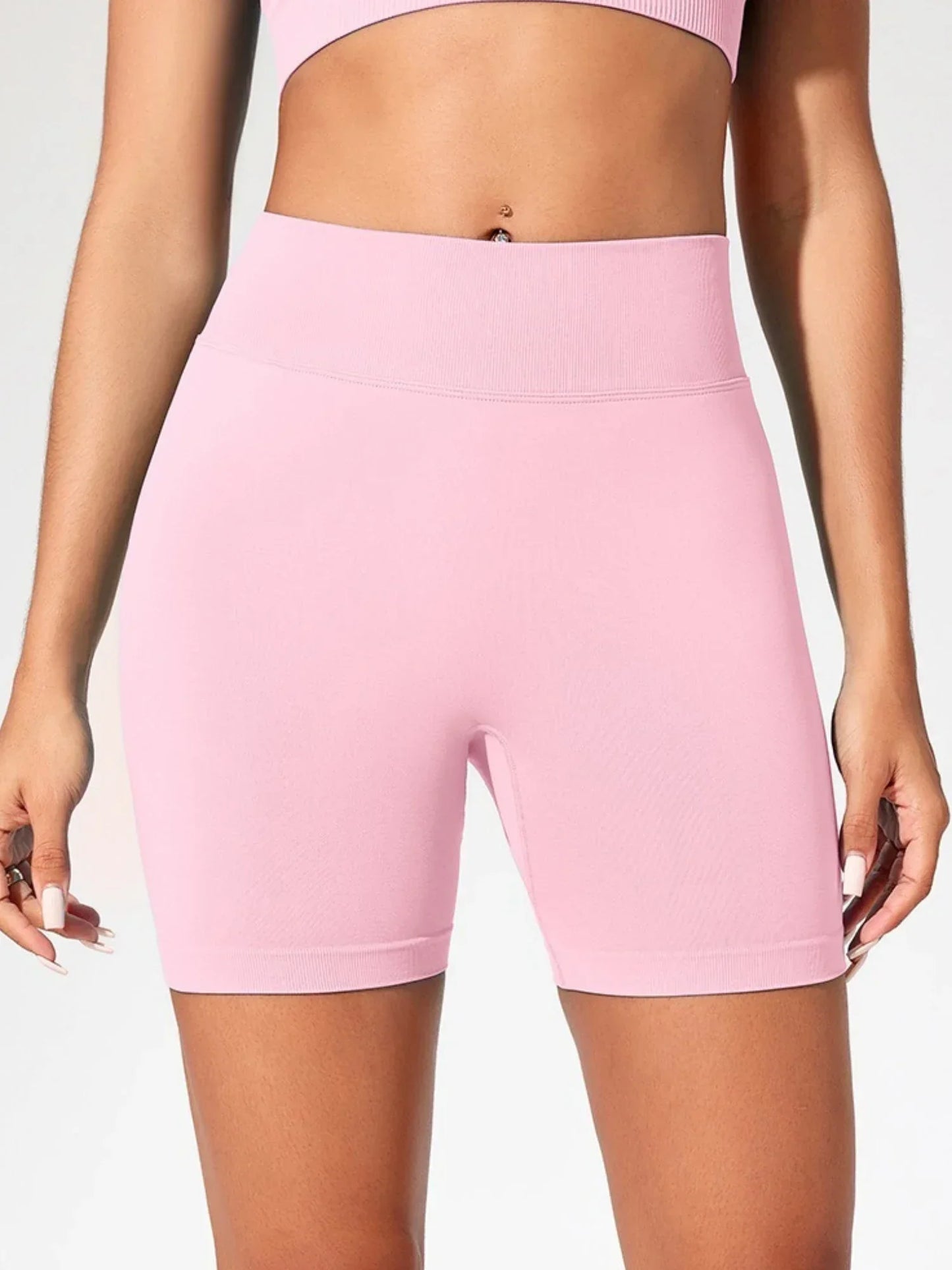 Short de Yoga Taille Haute Sculptant – Sans Coutures