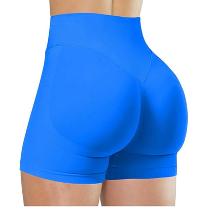 Short de Yoga Taille Haute Sculptant – Sans Coutures