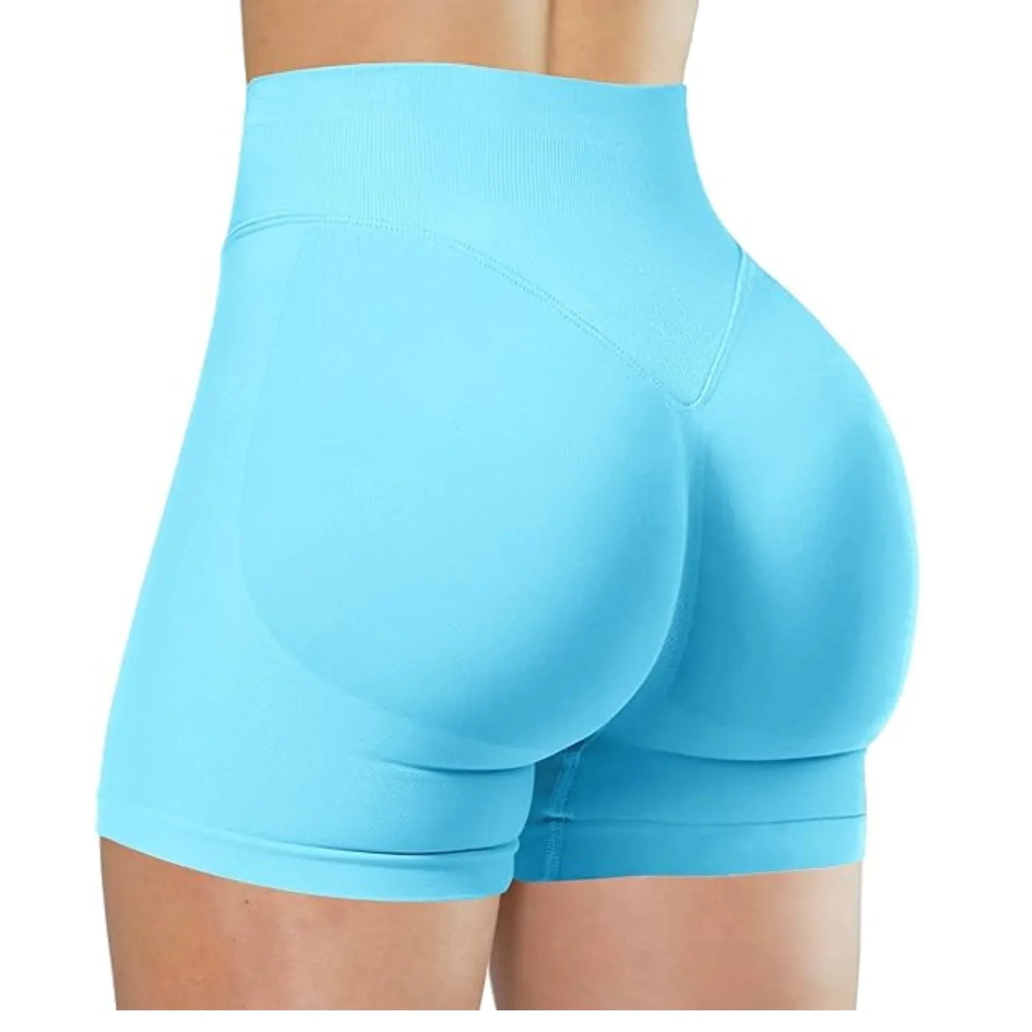 Short de Yoga Taille Haute Sculptant – Sans Coutures