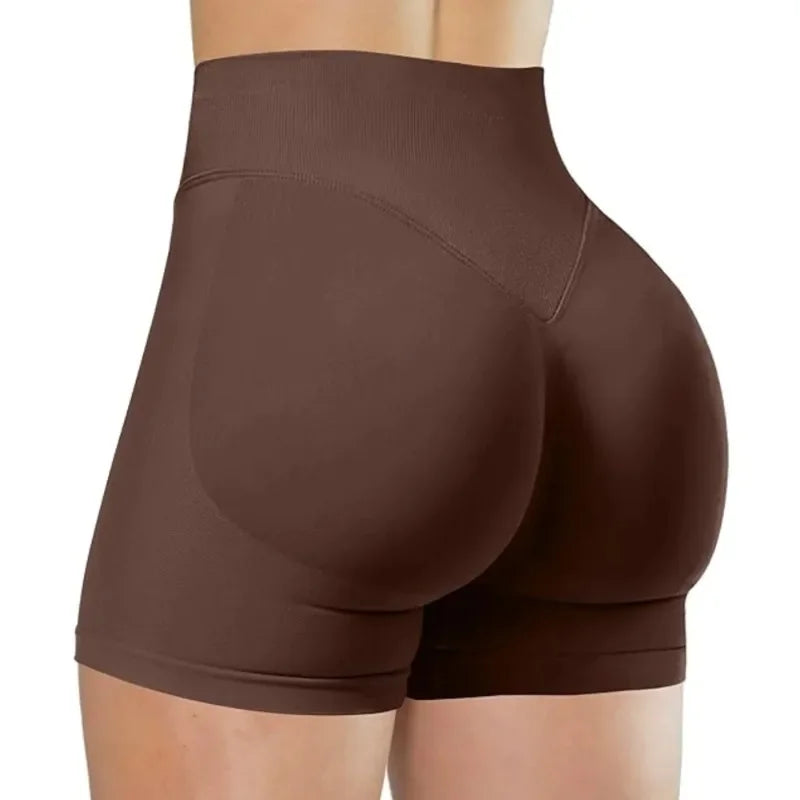 Short de Yoga Taille Haute Sculptant – Sans Coutures