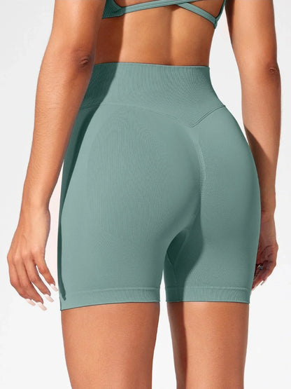 Short de Yoga Taille Haute Sculptant – Sans Coutures