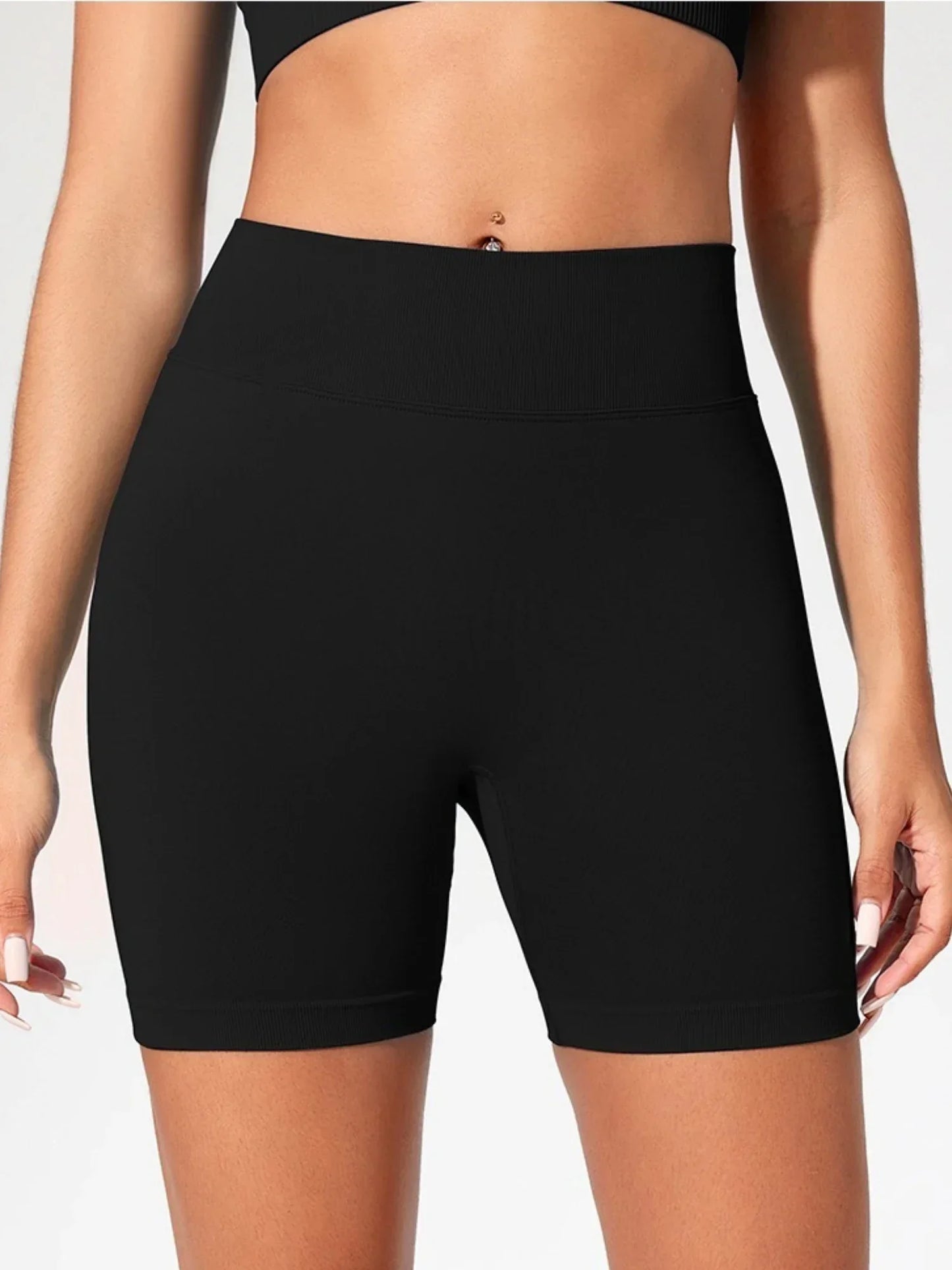 Short de Yoga Taille Haute Sculptant – Sans Coutures